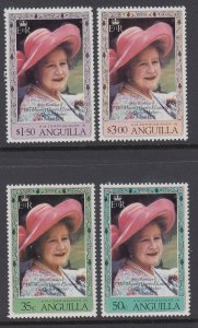 Anguilla 394-397 Queen Mother MNH VF