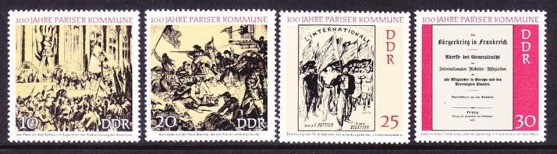 DDR #1281-1284 MNH CV$1.15