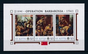 [81033] St. Kitts 2011 Second World war Operation Barbarossa Sheet MNH