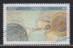Canada, 84c World Map (SC# 1407) USED