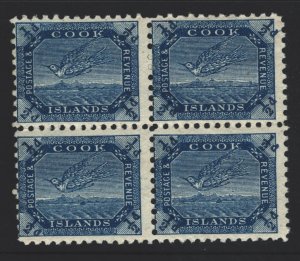 Cook Islands Sc#15 MNH Block of 4