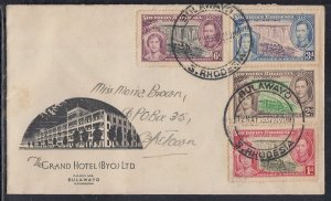 Southern Rhodesia Scott 38-41 FDC - 1937 Coronation Issue