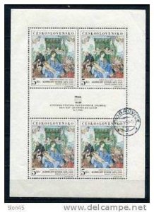 Czechoslovakia 1969 Sheet  Sc 1555 Mi 1805 Kleinbogen Used/CTO 4 stamps+Central
