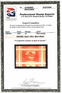 764 MINT PSE Grade GEM 100J