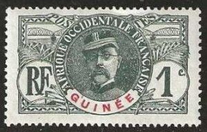 French Guinea 33, mint, hinged.  1906. (F384)