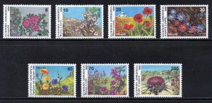 Greece 1667-73MNH, Wildflowers Set from 1989.