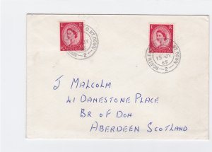 north east'n t.p.o. nt. down  1965 royal mail by  rail  stamps cover ref r14726