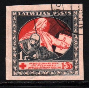 Latvia #B12     used