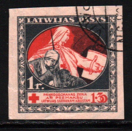 Latvia #B12     used