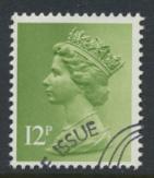 Great Britain SG X943 Sc# MH78    Used with first day cancel - Machin 12p