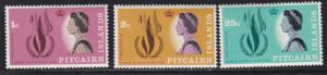 Pitcairn Islands # 88-90, International Human Rights Year, NH, 1/2 Cat.