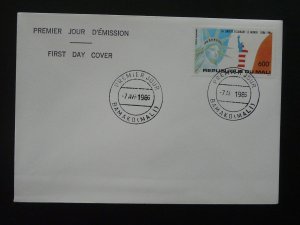centenary of statue of Liberty FDC Mali 1986
