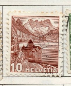 Switzerland Helvetia 1934-48 Early Issue Fine Used 10c. NW-168687