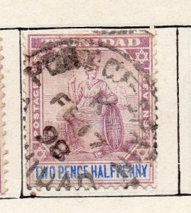 Trinidad 1896 Early Issue Fine Used 1.5d. NW-255755