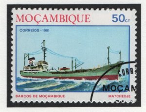 Mozambique  #782   cancelled  1981   tanker 50c