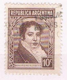 Argentina 431 Used Rivadavia 1935 (A0459)