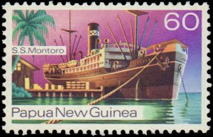 Papua New Guinea #425-428, Complete Set(4), 1976, Ships, Never Hinged