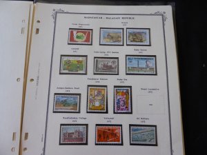 Madagascar 1959-1975 Mainly MNH Stamp Collection on Scott Spec Album Pages