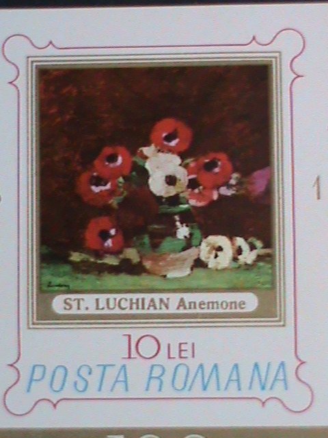​Romania Stamp:1968-SC#1993-100th Anniversary:Stefan Luchian MNH S/S sheet