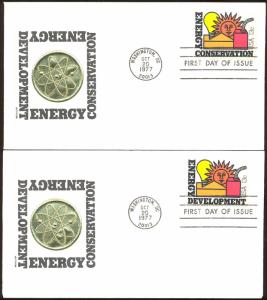 #1723-24 Energy Medallion FDC Set