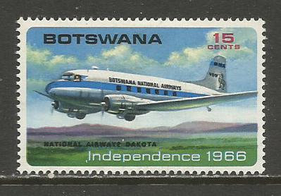 Botswana   #3  MLH  (1966)  c.v. $1.10