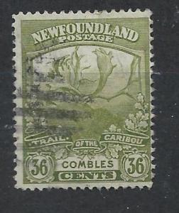 NEWFOUNDLAND SC# 126 FINE U 1919