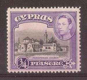 Cyprus 1938 0.75pi SG153 Mint Cat£22