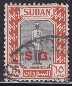 Sudan O50 Sudan Policeman, Official 1951