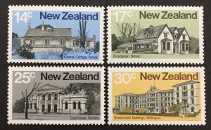 New Zealand 1980 #707-10, Early NZ Architecture, MNH.