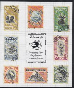 Liberia # 1132, World Stamp Expo, Souvenir Sheet, Mint NH, 1/2 Cat