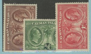 Cayman Islands #69-71 Unused Single (King)