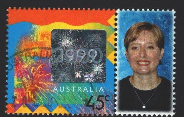 Australia Sc#1798 Used with Personalised Label