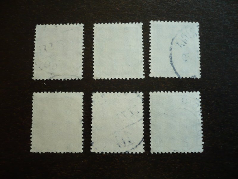 Stamps - Denmark - Scott# 192-197 - Used Set of 6 Stamps