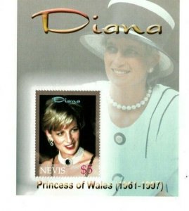 Nevis - 2003 - Diana Princess of Wales  - Souvenir Sheet   - MNH