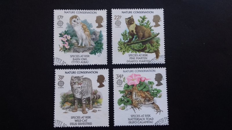 Great Britain 1986 EUROPA Stamps - Nature Conservation Used