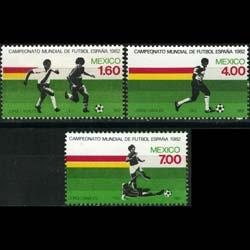 MEXICO 1982 - Scott# 1278-80 World Cup Soccer Set of 3 NH