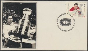 CANADA # 3028.12 - LEGENDS of HOCKEY JEAN BELIVEAU on SUPERB FIRST DAY COVER