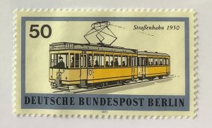 Germany, Berlin,  1971 Scott 9N309 used - 50 pf, Tram Transportation in Berlin