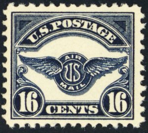 C5, Mint VF NH 16¢ Early Airmail Stamp CV $120 * Stuart Katz