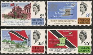 Trinidad & Tobago 119-22 MNH 1966 Royal Visit