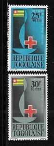 Togo 1963 Red Cross Cent Sc 452-453 MNH A952