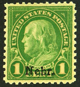 U.S. #669 MINT OG NH