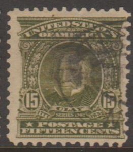 U.S. Scott #309 Clay Stamp - Used Single