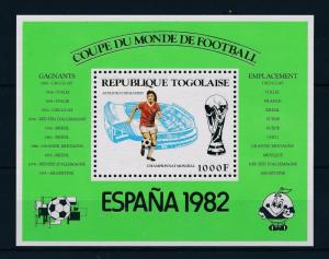 [60559] Togo 1981 World Cup Soccer Football Spain Athletico Madrid MNH Sheet