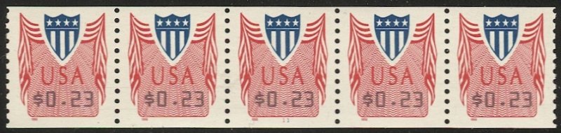 US Sc CVP33  23c  PNC-5 Plate #11, Mint NH VF