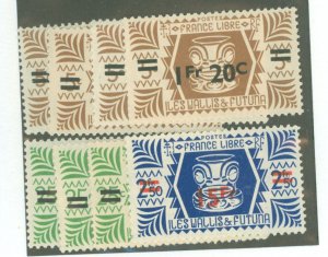 Wallis & Futuna Islands #141-148 Mint (NH) Single (Complete Set)