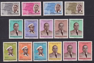 Congo Democratic Republic 381-395 MNH VF