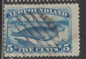 Newfoundland Scott #55 Stamp - Used Single