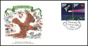 Marshall Islands 86-87 Halley's Comet Fleetwood U/A FDC