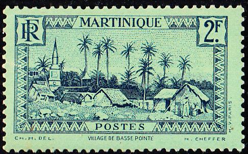 Martinique #166 MH